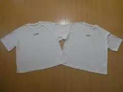 未使用２枚【Ｌ】レディース Ｔシャツ 白 オフホワイト