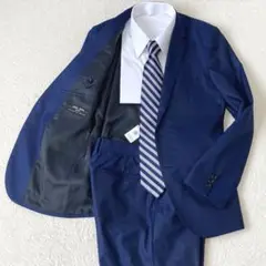 美品　m. f. editorial スーツ　セットアップ　Mサイズ　ネイビー