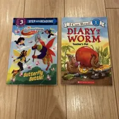 Super Hero Girls & Diary of a Worm 2冊セット
