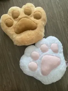 肉球デザインクッションセット