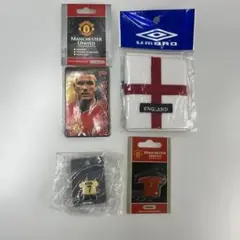 90sイングランド　Manchester United ベッカム グッズセット