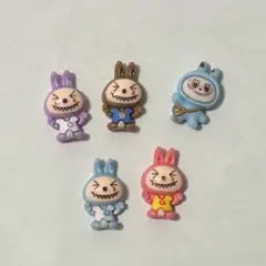 ラブブ　ラフフ　デコパ　ネイパ　5個セット