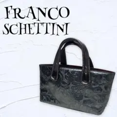 【FRANCO SCHETTINI】ハンドバッグ フラワー 花柄 日本製