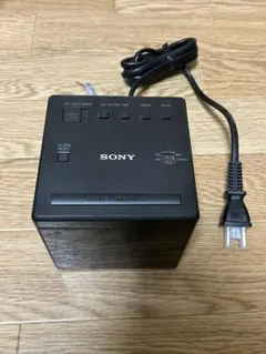 SONY FM/AMクロックラジオ ICF-C1 目覚まし時計 黒 ジャンク品