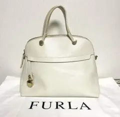 【最終値引き】FURLA フルラ パイパー 2way ショルダーバッグ ホワイト