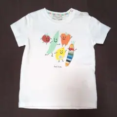 80★ポールスミスベビー★ベジタブルマスコット付野菜キャラクタープリントTシャツ