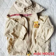 【美品】ミキハウス　mikiHOUSE 薄手ジャンパー 80 冷房対策 春秋