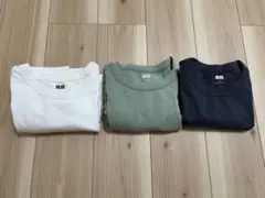 UNIQLO U Tシャツ　ホワイト グレー　など　3枚まとめ売り　クルーネック