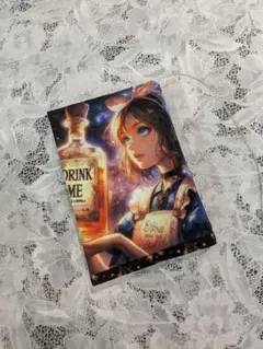 ハンドメイド　文庫本　ブックカバー　文庫本カバー　不思議の国のアリス