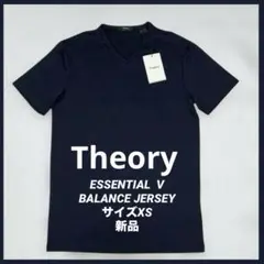 Theory 半袖Tシャツ　サイズXS 濃紺　新品　半袖ティシャツ　Vネック