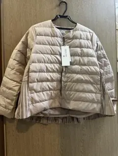 異素材バイカラー　デザインダウン