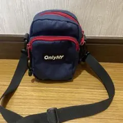 OnlyNY ショルダーバッグ ネイビー/レッド