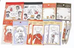 犬夜叉 メモ帳 ふせん ステッカー ボールペン ＊ まとめ売り 100均
