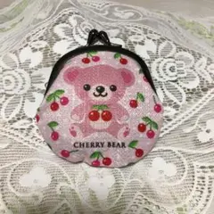 CHERRY BEAR チェリーベア　がま口コインケース
