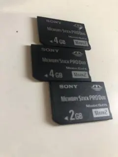 SONY PS Vita メモリーカード 2GB×1 4GB×2