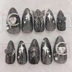 ギャラクシーマグネットネイルチップ