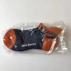 【新品】Jack Bunny ソックス 22-24cm オレンジ/ネイビー
