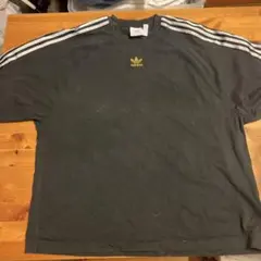 adidas ラグランスリーブ Tシャツ 黒