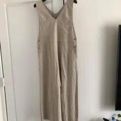 麻　オールインワン　ロング
