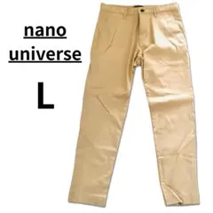 美品＊nano・universe ナノユニバース メンズ チノパン ベージュ L