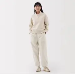 無印良品 MUJI ユーティリティーイージーワイドパンツ