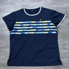 Ellese エレッセ テニスウェア ゲームシャツ 半袖シャツ XL レディース