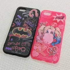 バットマン ハーレイクイン iPhoneケース SE3/SE2/8/7/6s/6