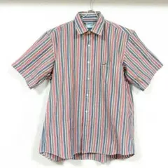 Lacoste 　半袖シャツ ストライプ　Lサイズ