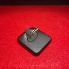 【ヴィンテージ】16号アンティークリング 細めユニセックスリング used r5