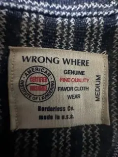 送料無料　WRONG WHERE パンツ