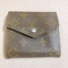 78ルイヴィトン 三つ折り財布 レディース モノグラム 茶色 長財布