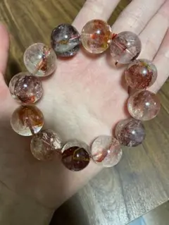 オーロラクォーツ18mm+パワーストーン各種