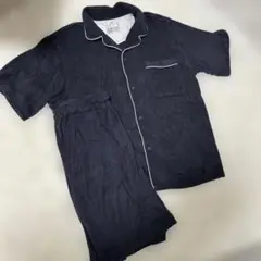 無印良品/着るタオル 両面パイル 半袖パジャマ上下セット