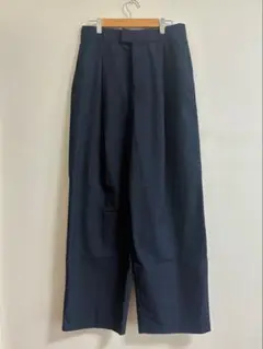 ZARA ネイビー ピンストライプ パンツ