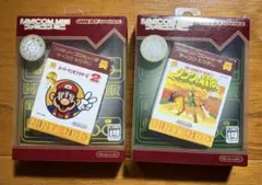 ファミコンミニ GBA スーパーマリオ2 リンクの冒険 2点セット