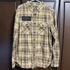 Harley-Davidson 長袖シャツ ベージュ系チェック