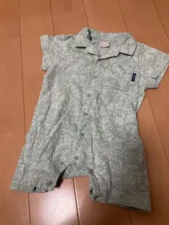 petit main 恐竜ロンパース 80