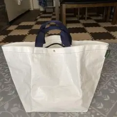 エルベシャプリエ　マルシェバッグ　ホワイト　トートバッグ内ポケット付き
