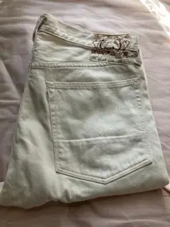 新品同様！？　evisu #5500 ホワイトデニム　yamane 道楽