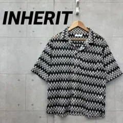 INHERIT インヘリット 半袖シャツ 開襟 メンズ M マルチカラー
