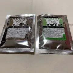 プロテインパウダー 粉末たんぱく食品 抹茶ピュア コーヒーピュア 各1個づつ