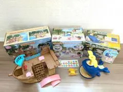 シルバニアファミリー アドベンチャー トレジャー シップ 豪華3点セット