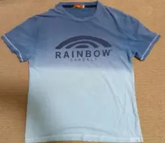 RAINBOW SANDALS グラデーションブルー Tシャツ M