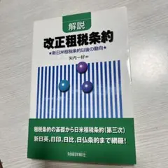 解説 改正租税条約