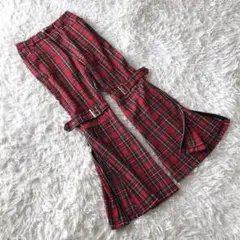 Drug honey ドラッグハニー　ボンテージ　赤チェックパンツ　パンク
