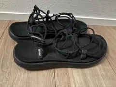 Teva ブラック スポーツサンダル