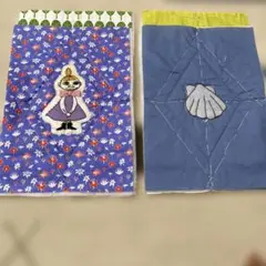 刺繍とムーミンキャラクターアップリケ デアゴスティーニムーミンキルト