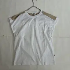 AIGLE ノースリーブ ホワイト Tシャツ メンズ L サイズ