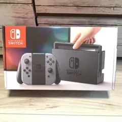★Nintendo Switch 本体 グレー 完動品 セット 化粧箱あり★