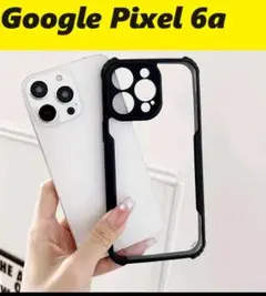 Google Pixel 6a 黒枠　クリア　　GooglePixelケース